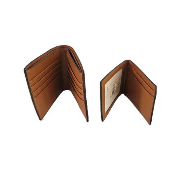 Michael Kors Cooper Billfold Passcase Wallet Bifold Daisy Yellow MK Logo - Picture 8 of 8